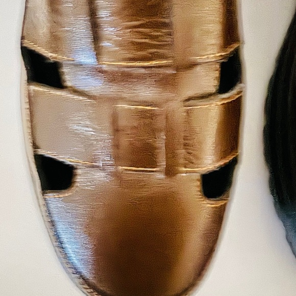 CMM Mens Casual Closed Toe Leather Sandals Size 8 - Picture 4 of 5